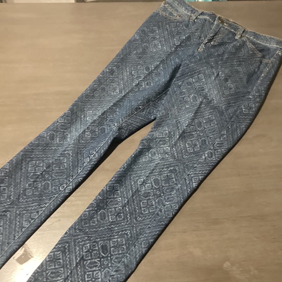 Lauren Ralph Lauren patterned jeans 6 - Picture 2 of 8